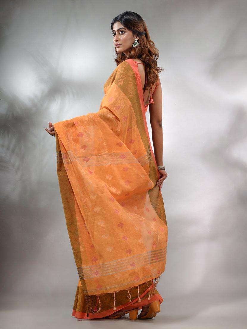 women self design bordered saree with blouse - 22046095 -  Standard Image - 2