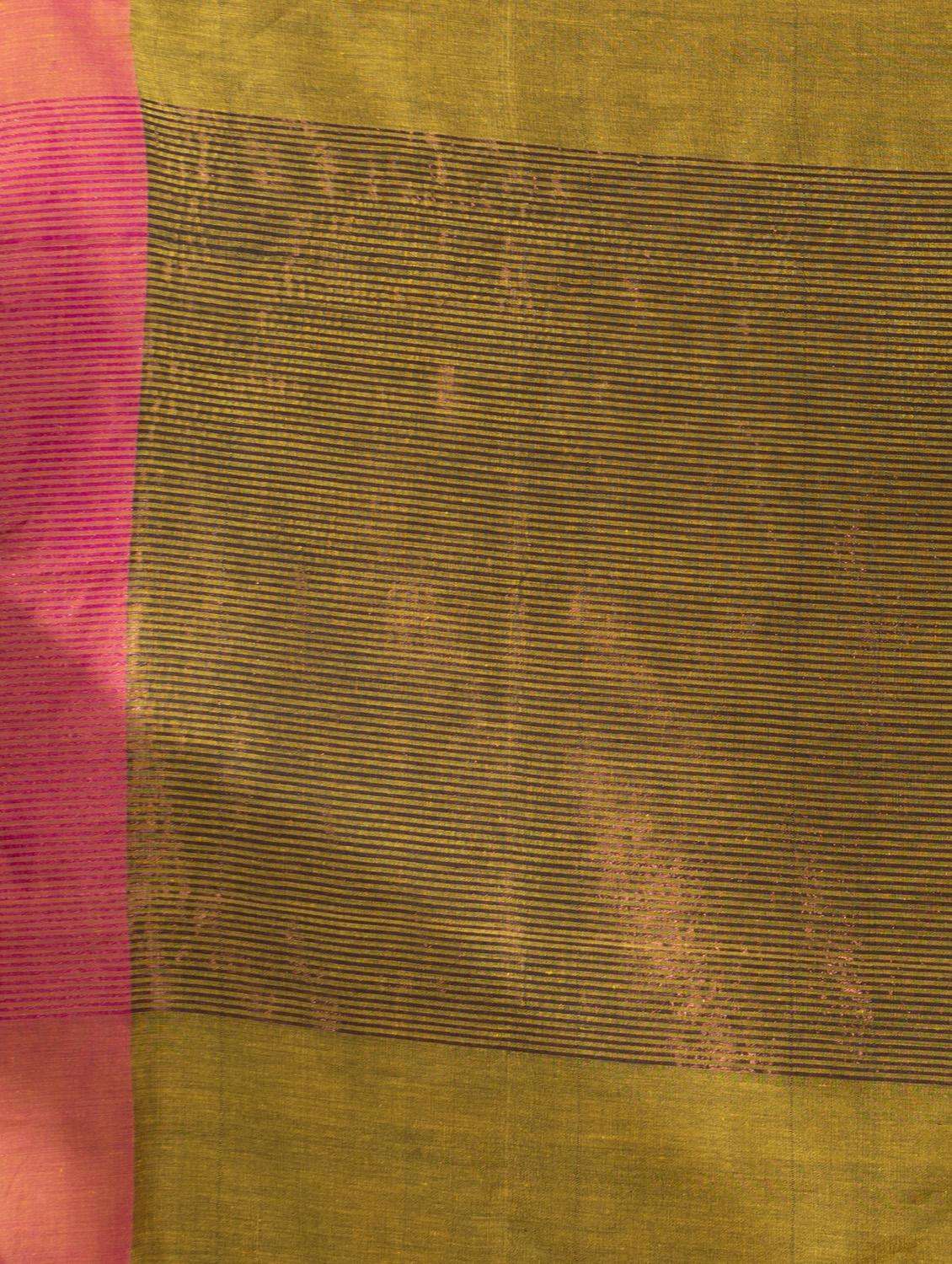 women solid with bordered handloom saree with blouse - 22046137 -  Standard Image - 2