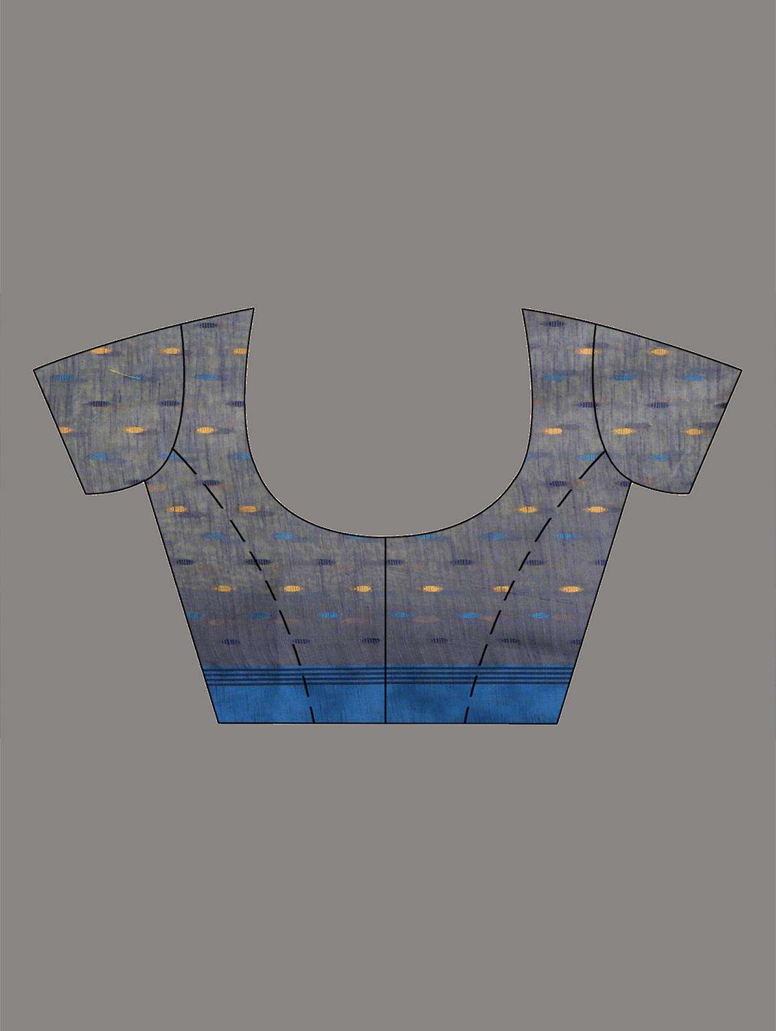 women self design handloom saree with blouse - 22046213 -  Standard Image - 2