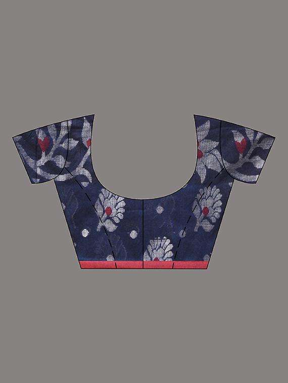 women self design handloom saree with blouse - 22046245 -  Standard Image - 2