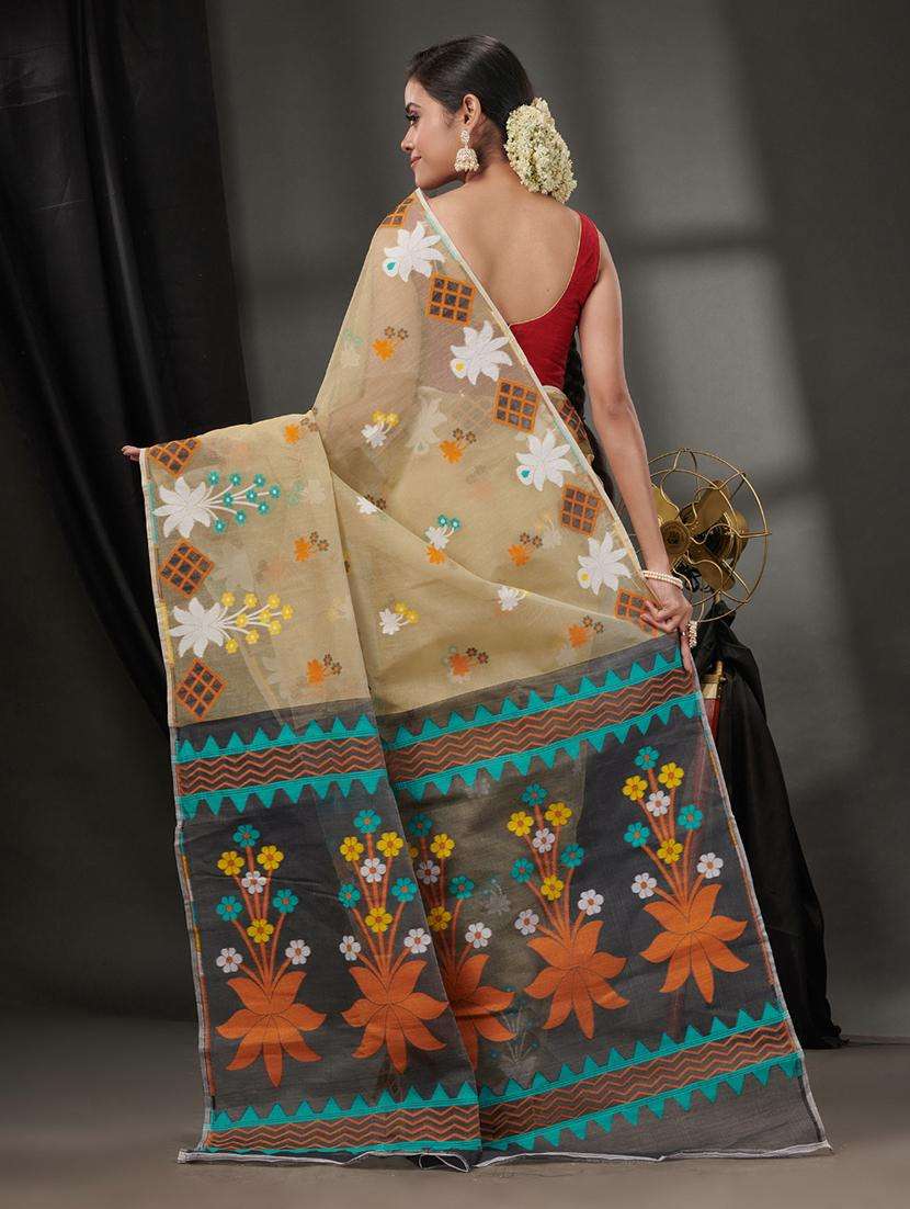 women self design jamdani saree - 22046263 -  Standard Image - 2