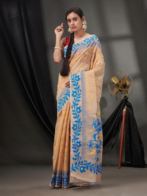 women self design jamdani saree - 22046264 -  Standard Image - 0