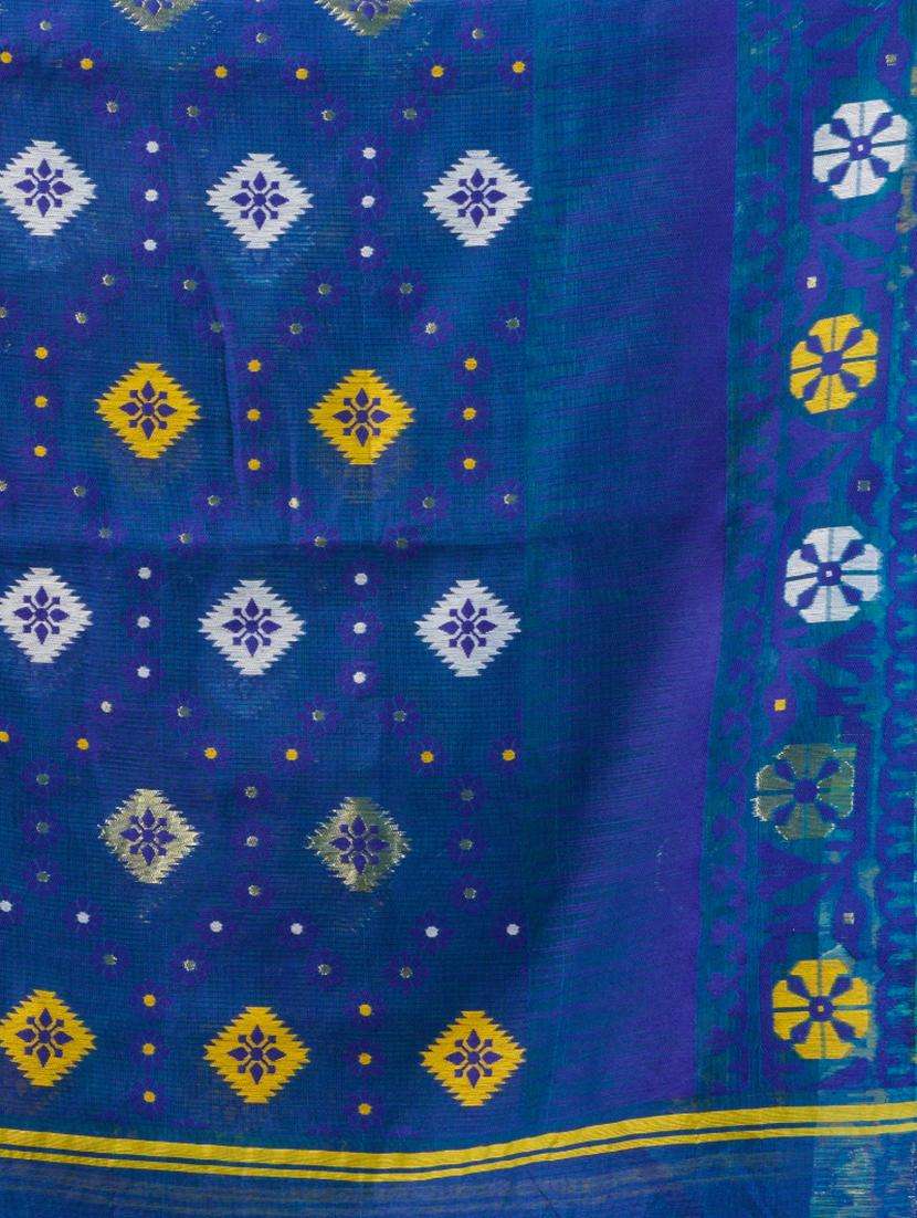 Women Self Design Jamdani Saree - 22046278 -  Standard Image - 2