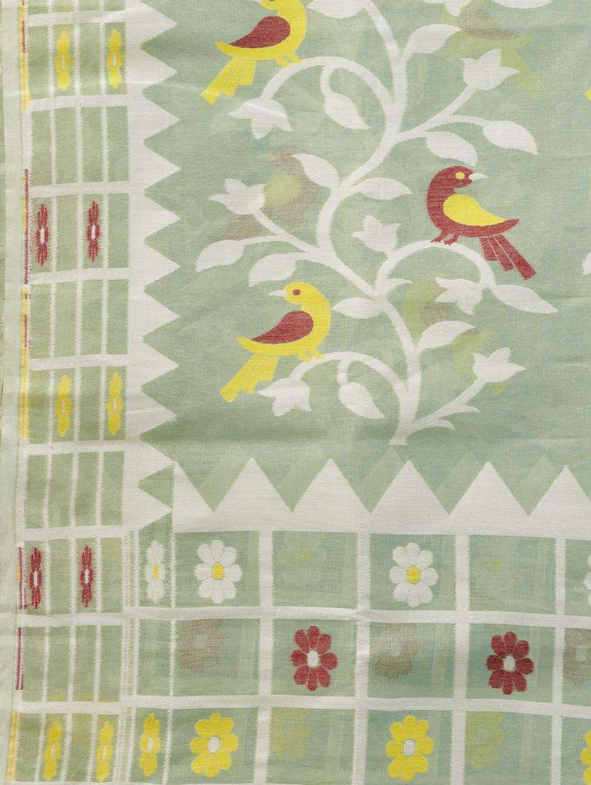 women self design jamdani saree - 22046296 -  Standard Image - 2