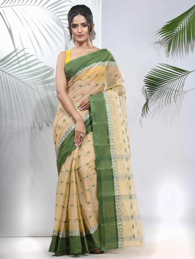 women self design tant saree - 22046353 - Zoom Image - 0