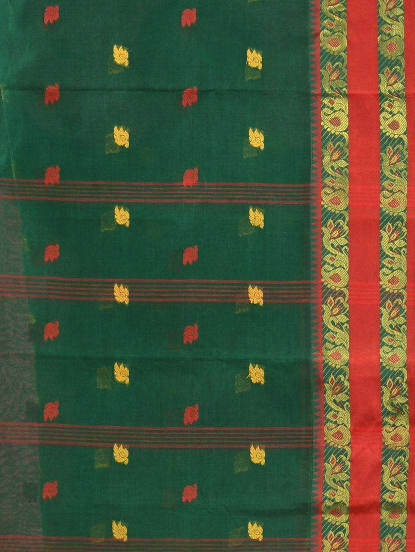 women self design tant saree - 22046370 -  Standard Image - 2