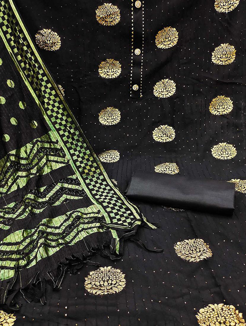 women self design embellished unstitched suit set - 22047845 - Standard Image - 2
