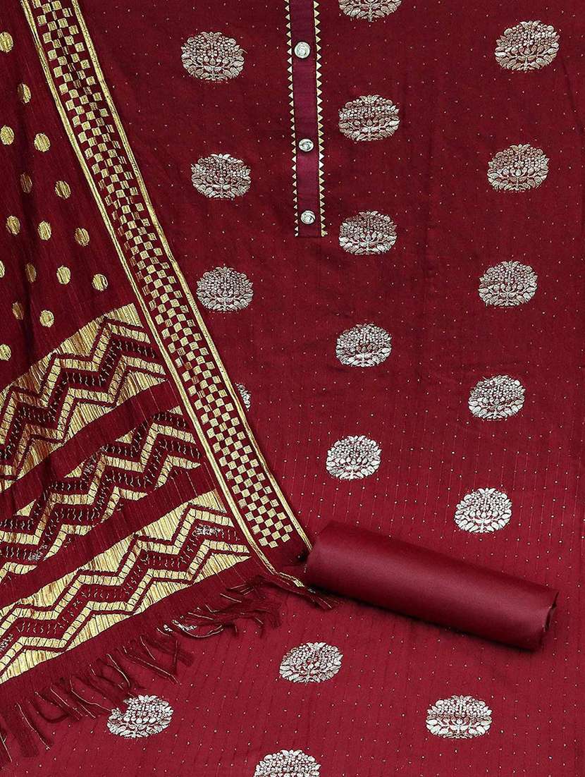 women self design embellished unstitched suit set - 22047848 -  Standard Image - 2