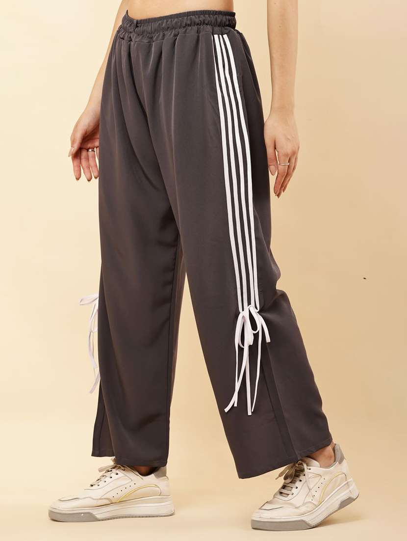 women tapered mid rise relaxed fit track pant - 22048037 -  Standard Image - 2
