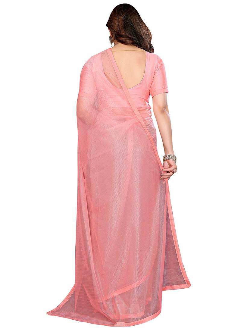 women solid with work embellished saree with blouse - 22048187 -  Standard Image - 2