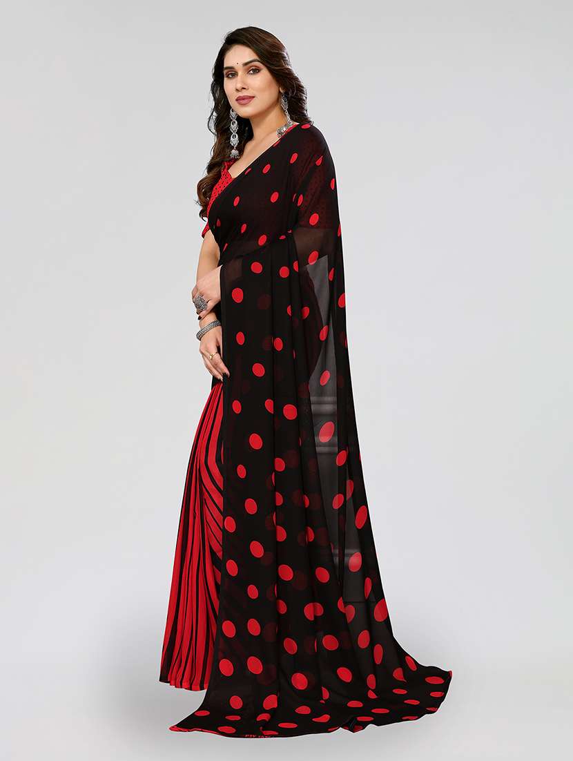 women printed casual wear saree with blouse - 22049001 -  Standard Image - 2