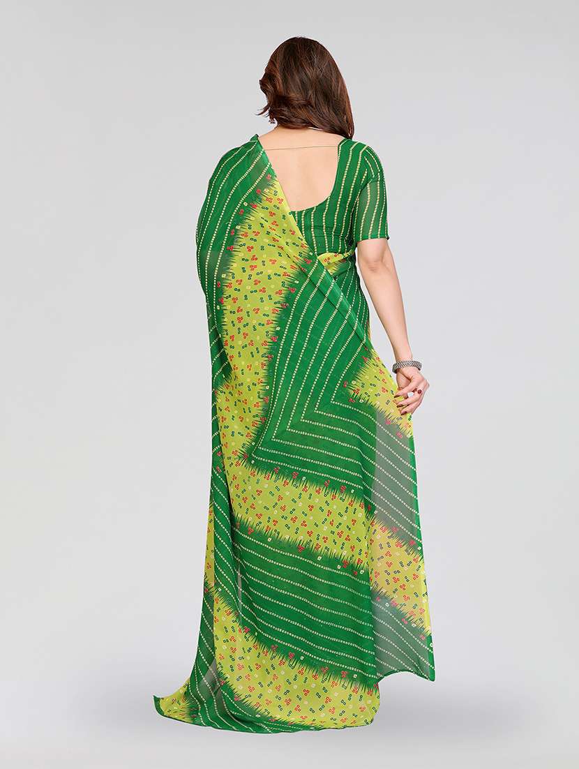 women printed casual wear saree with blouse - 22049181 -  Standard Image - 2