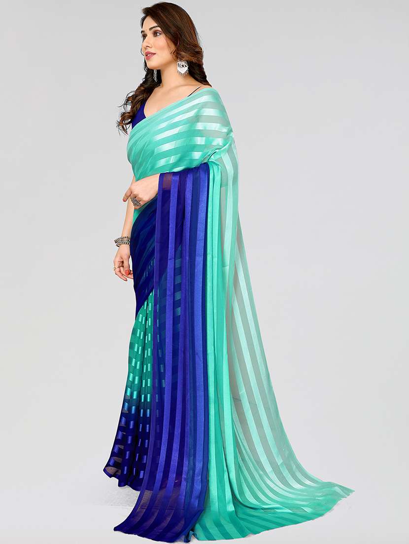 women ombre printed saree with blouse - 22050154 -  Standard Image - 2