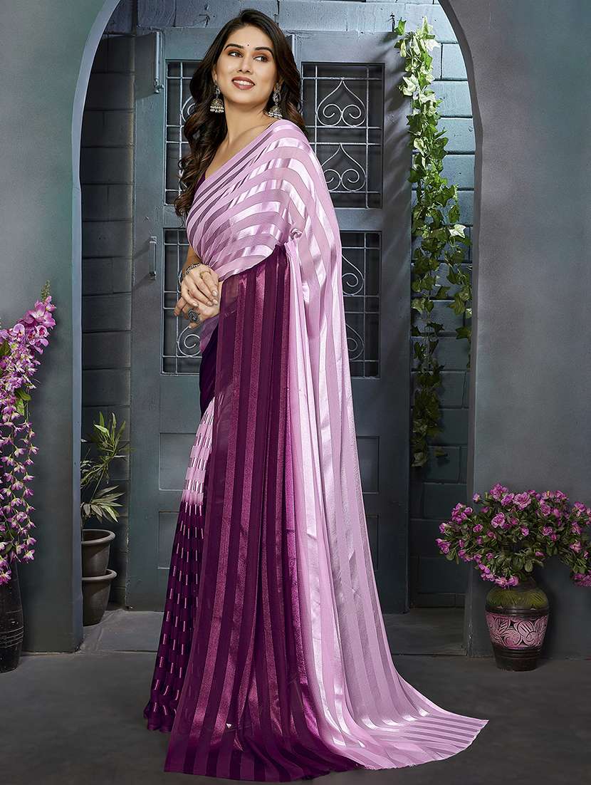 women ombre printed saree with blouse - 22050299 -  Standard Image - 2