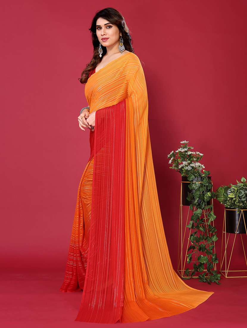 women ombre printed saree with blouse - 22050322 -  Standard Image - 2