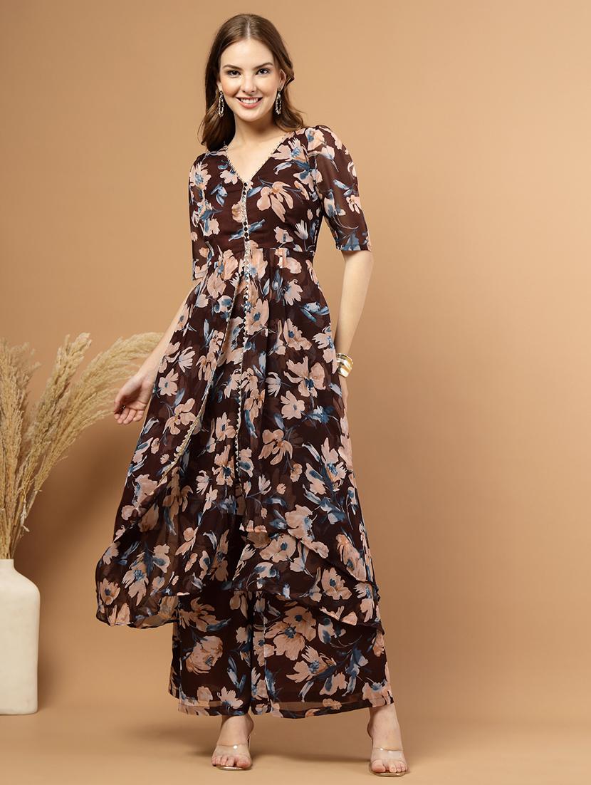 women floral print short sleeve co-ord set - 22051870 - Standard Image - 2