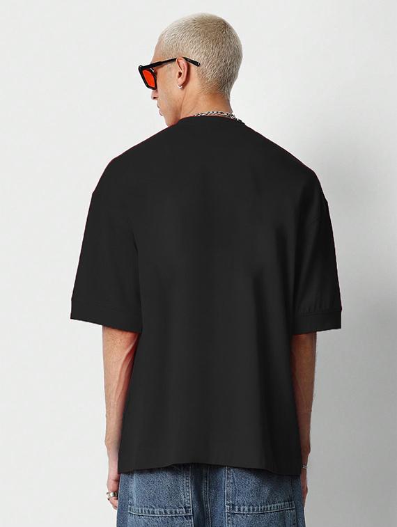 men printed short sleeve oversized t-shirt - 22051917 - Standard Image - 2