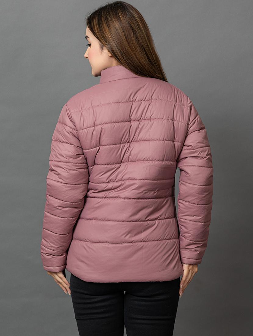 women solid long sleeve hooded parka jacket - 22051955 - Standard Image - 2