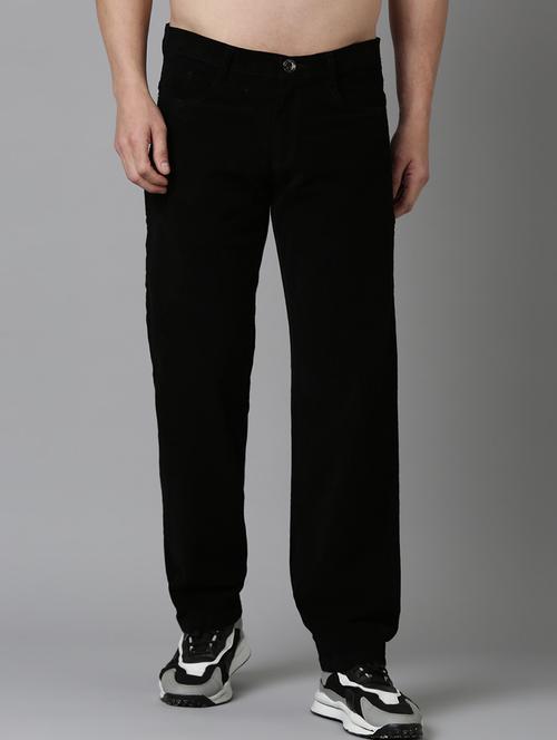 men solid mid rise straight fit jean - 22052303 - Standard Image - 0