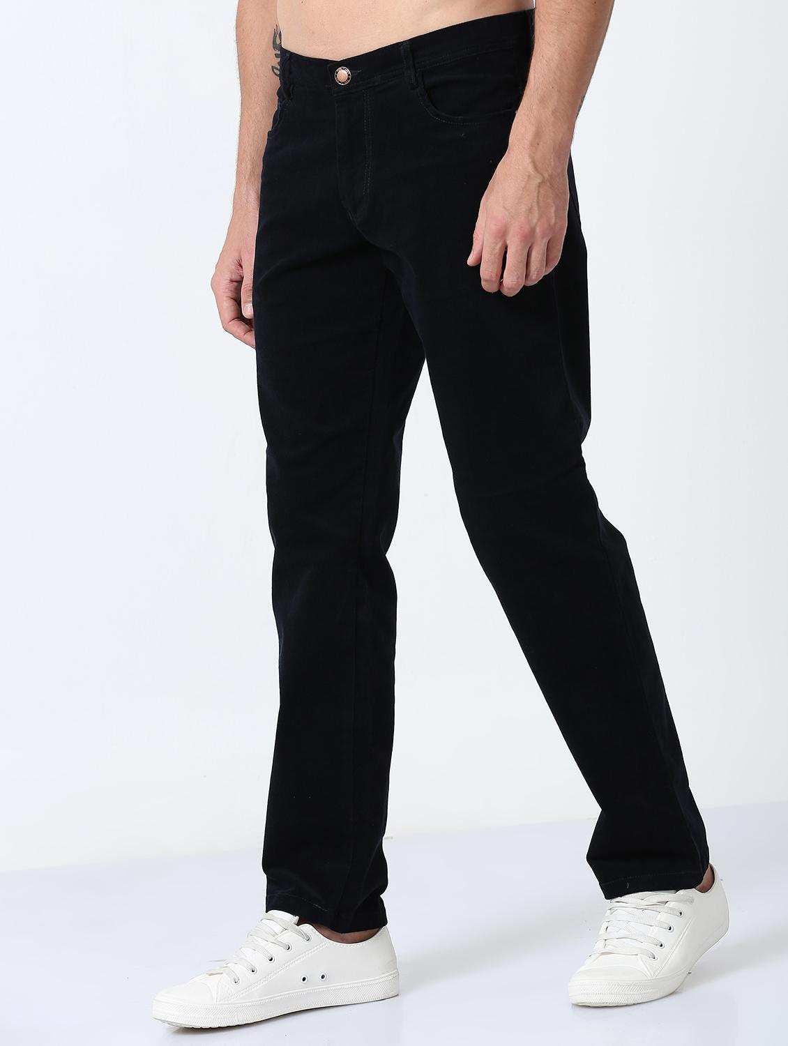 men solid mid rise straight fit jean - 22052305 - Standard Image - 2