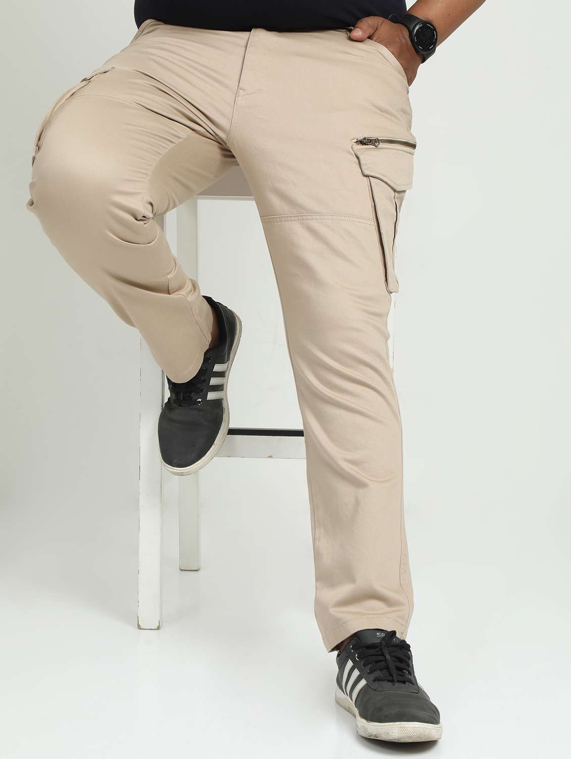 brown cotton cargos - 22052366 - Standard Image - 2