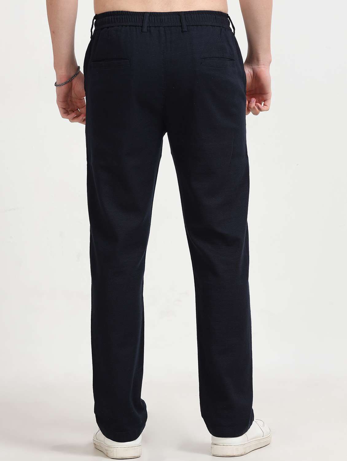 men striped mid rise straight fit chinos - 22052466 -  Standard Image - 2