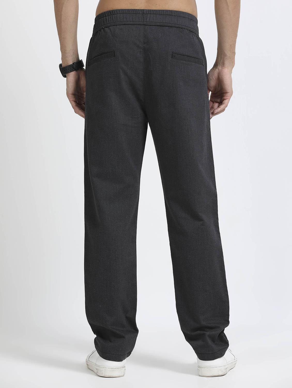 men solid mid rise straight fit chinos - 22052470 - Standard Image - 2
