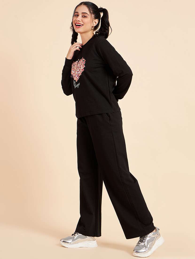 women printed long sleeve active wear co-ord set - 22052616 -  Standard Image - 2