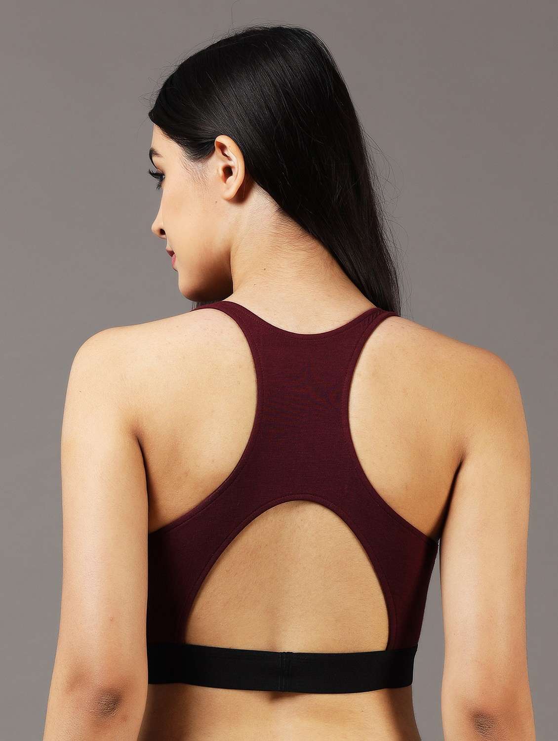 women non padded racerback sports bra - 22052669 -  Standard Image - 2