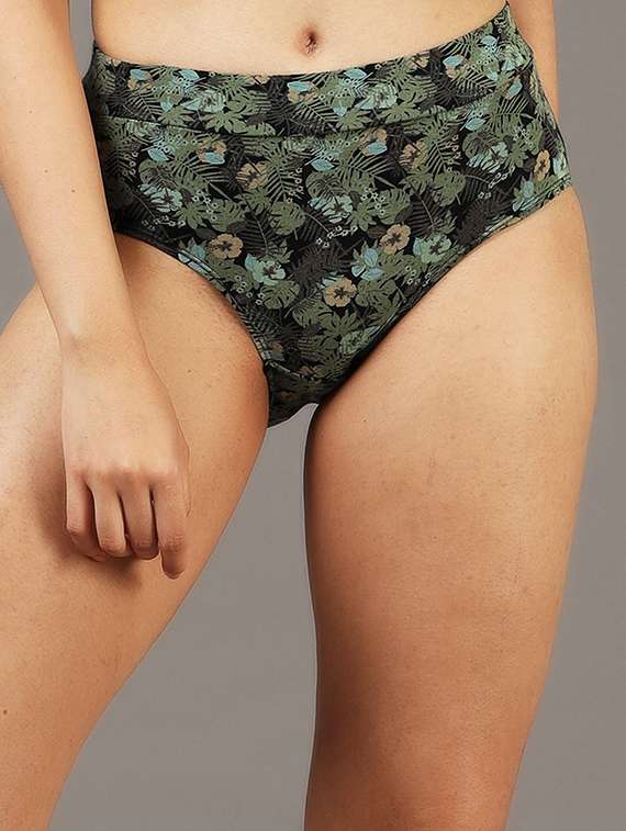 women printed mid rise hipster panty