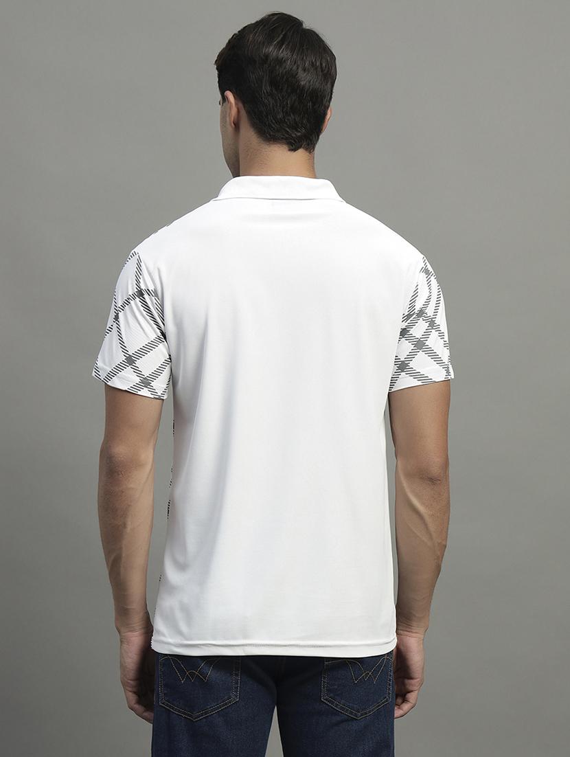 white polyester all over print tshirt - 22052904 - Standard Image - 2