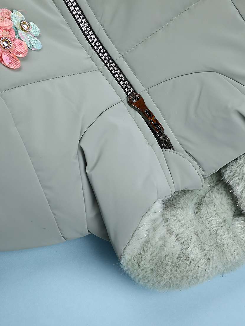 kids solid long sleeve quilted jacket - 22053182 -  Standard Image - 2