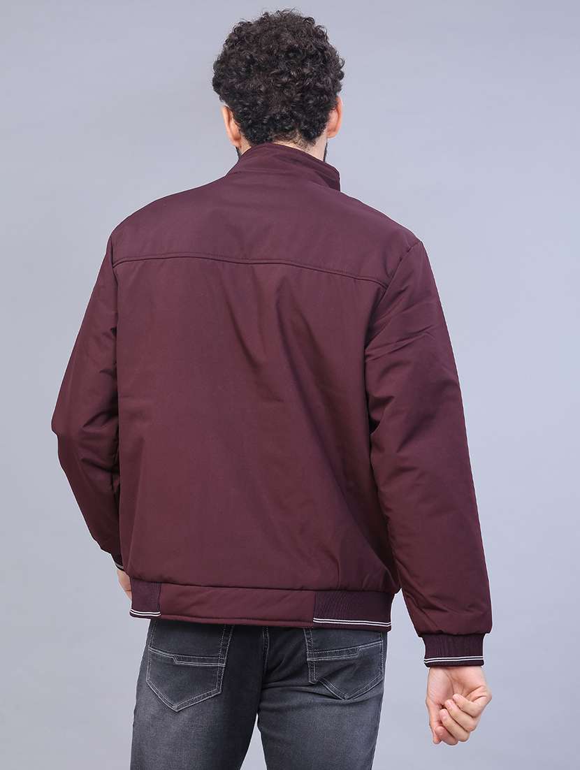 men solid long sleeve reversible bomber jacket - 22053243 -  Standard Image - 2