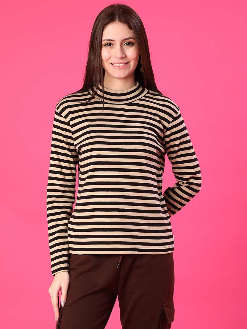 women striped long sleeve t-shirt - 22053284 -  Standard Image - 2