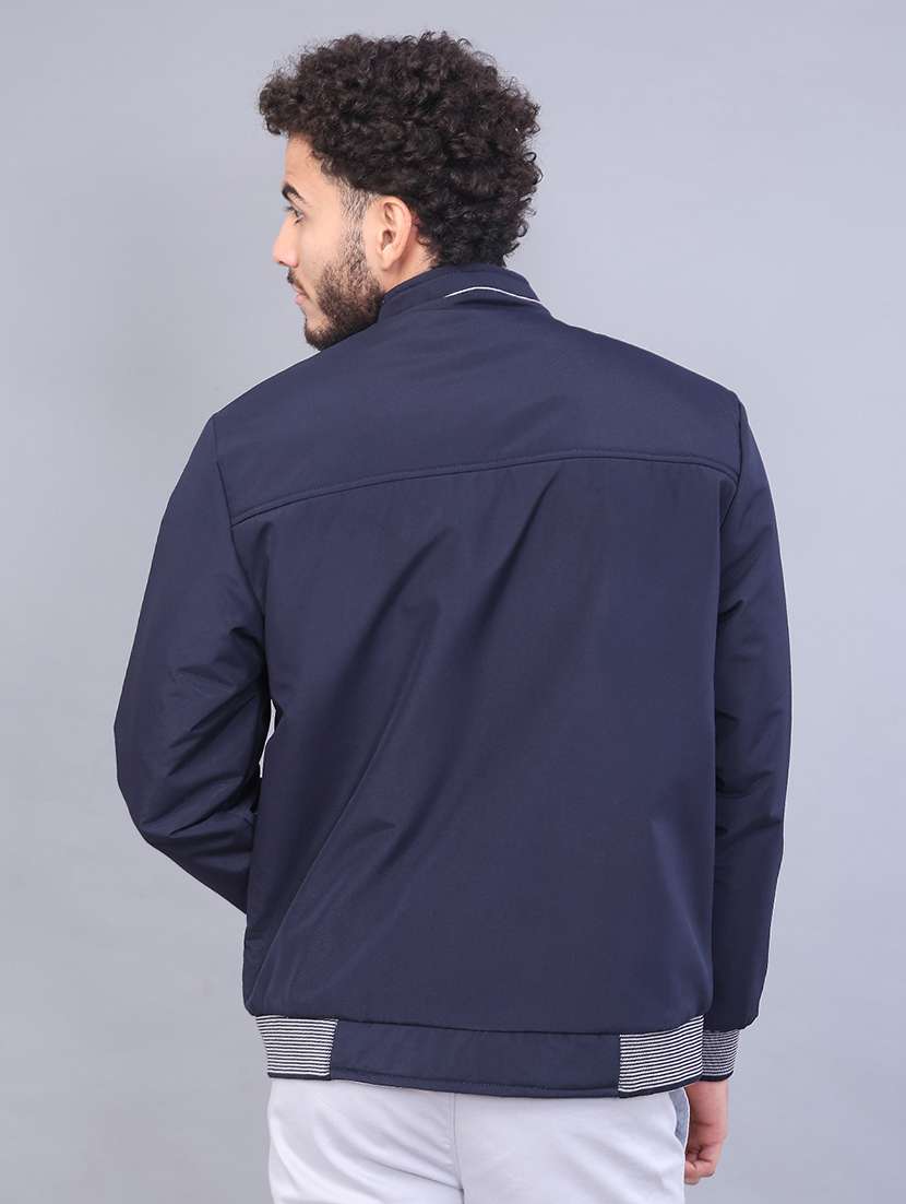 men solid long sleeve regualr fit casual jacket - 22053349 -  Standard Image - 2