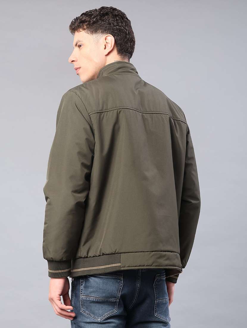 men solid long sleeve regualr fit reversible casual jacket - 22053352 -  Standard Image - 2