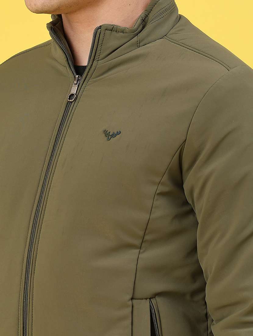 men solid long sleeve bomber jacket - 22053468 -  Standard Image - 2