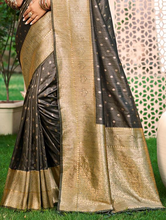 women self design bordered saree with blouse - 22053685 - Standard Image - 2