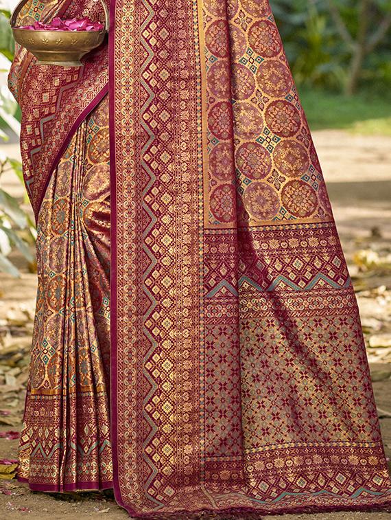 women self design banarasi saree with blouse - 22053703 - Standard Image - 2