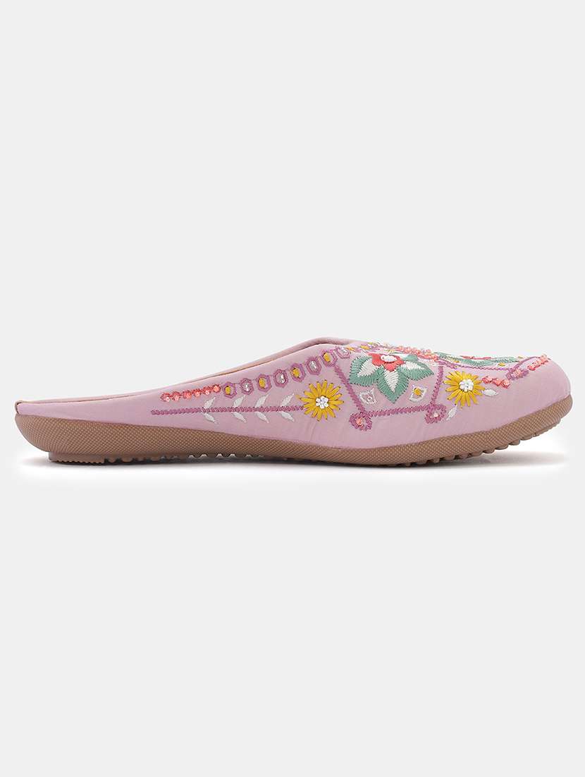 women embroidered slip on juti - 22053828 - Standard Image - 2