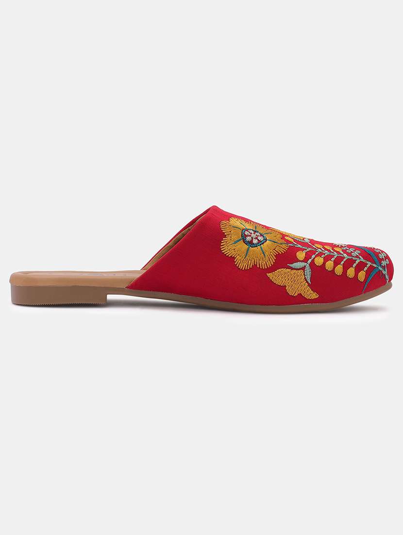women embroidered slip on juti - 22053835 - Standard Image - 2