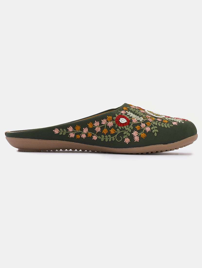 women embroidered slip on juti - 22053836 - Standard Image - 2