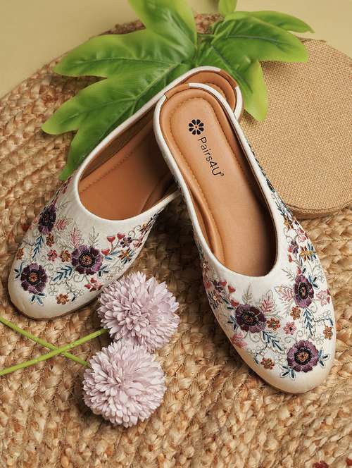 women embroidered slip on juti - 22053843 -  Standard Image - 0