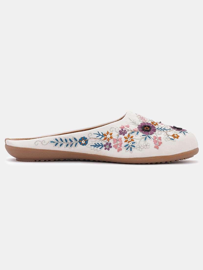 women embroidered slip on juti - 22053843 - Standard Image - 2