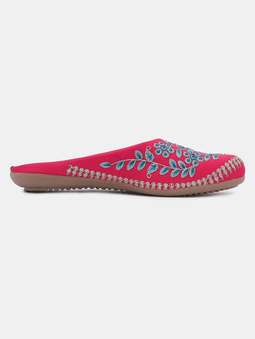 women embroidered slip on juti - 22053850 - Standard Image - 2