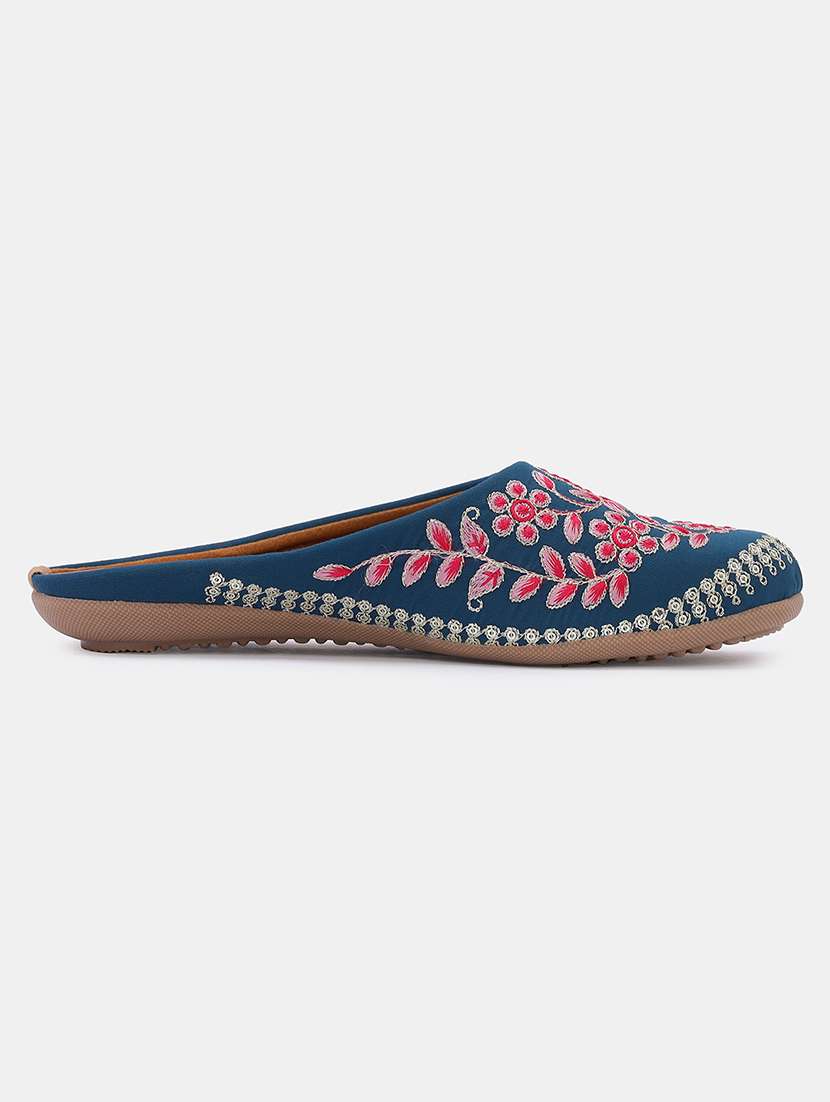 women embroidered slip on juti - 22053851 - Standard Image - 2