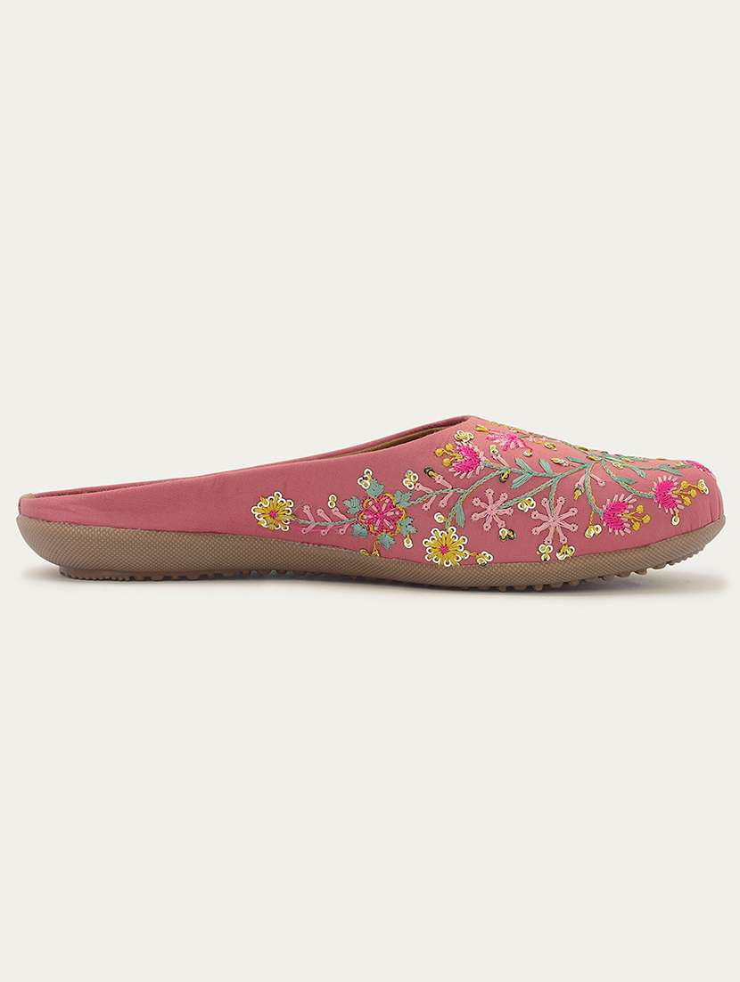 women embroidered slip on juti - 22053855 - Standard Image - 2