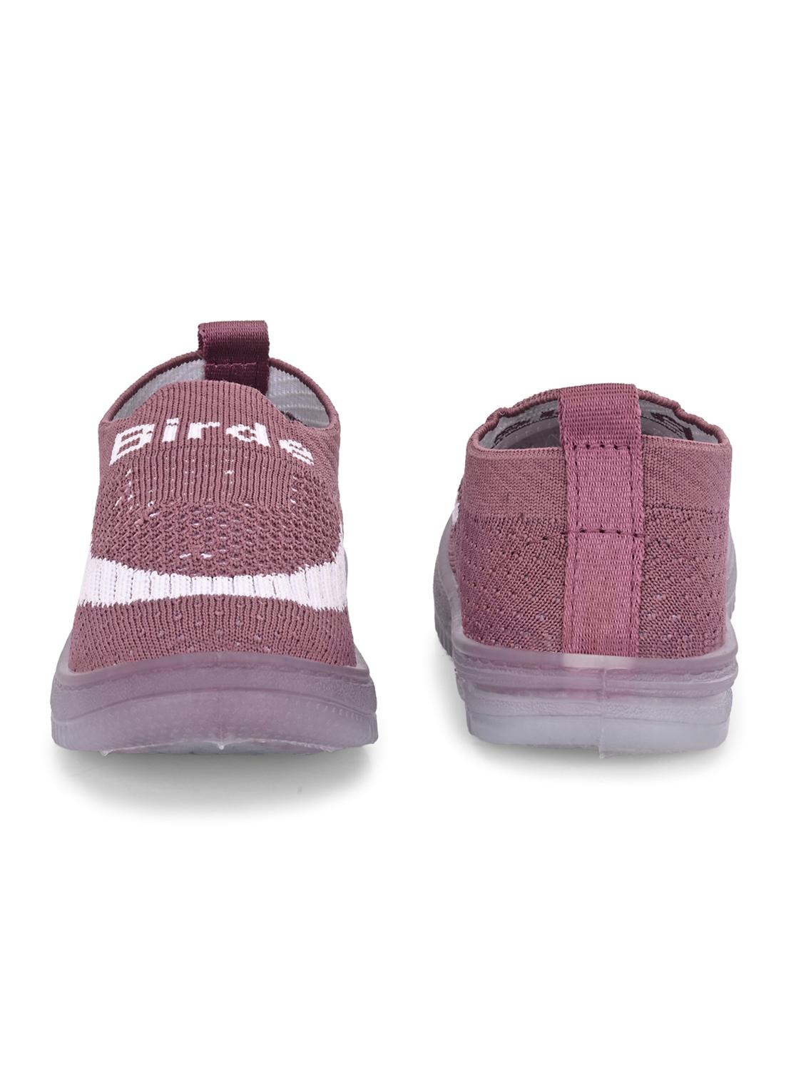 kids mauve slip on sports shoe - 22054111 - Standard Image - 2