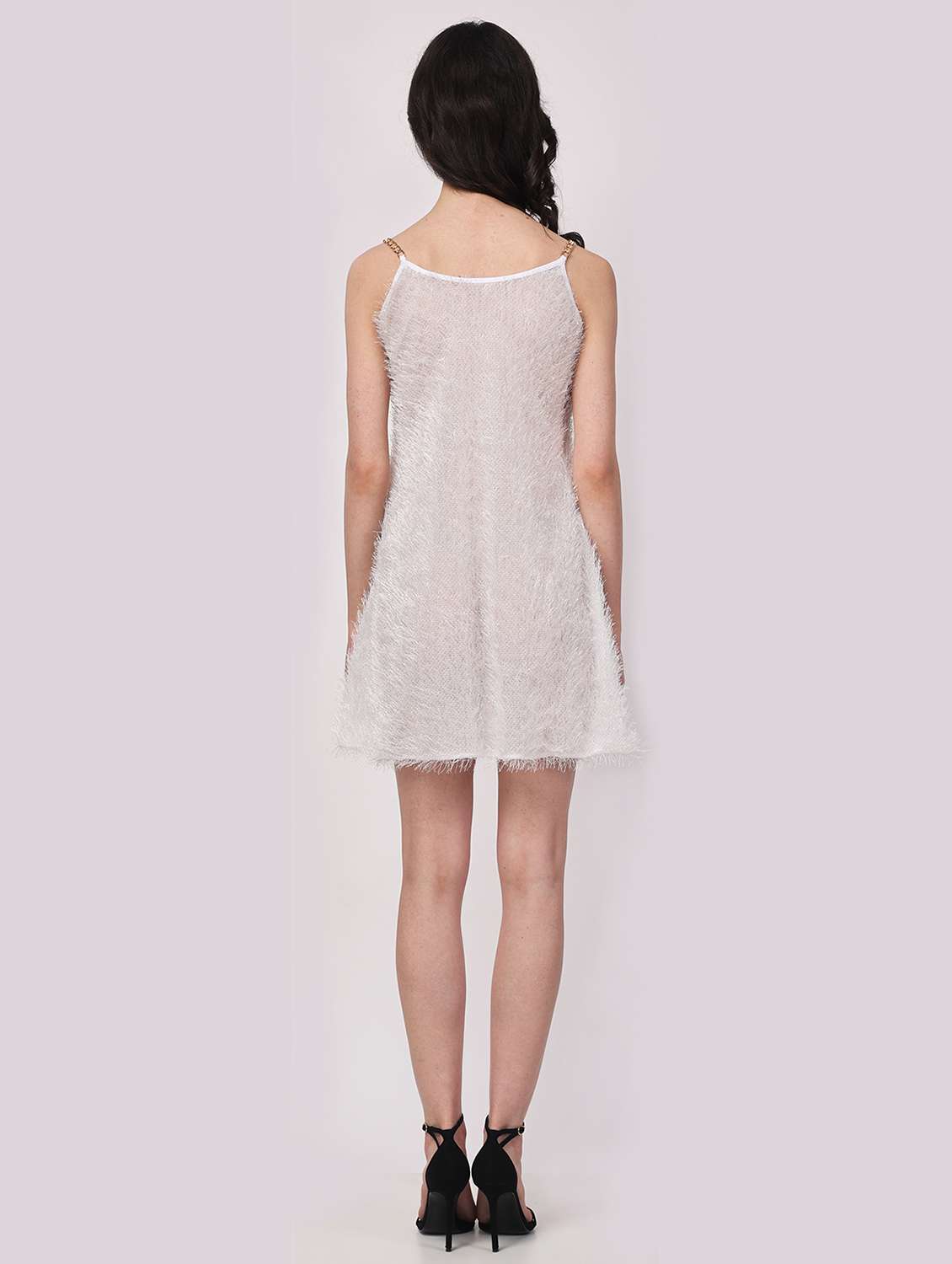 women self designed shoulder strap a-line dress - 22054191 -  Standard Image - 2