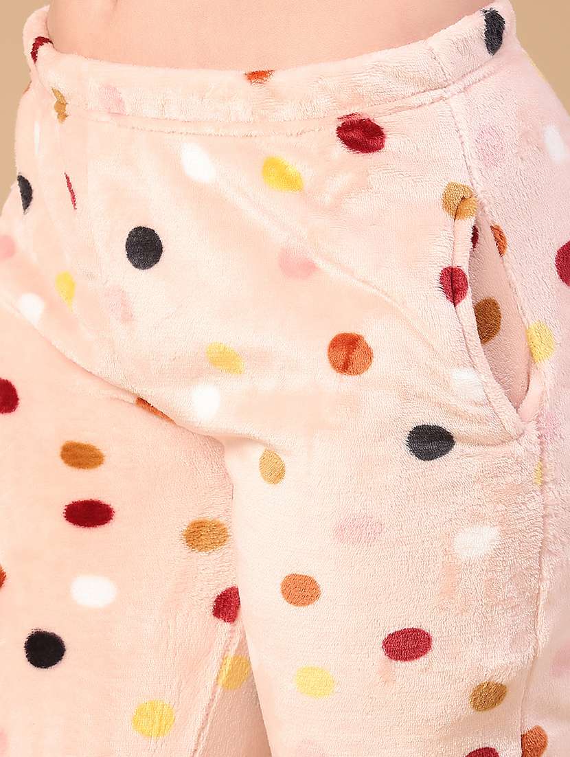 Printed Polyester Pajamas Lounge Wear - 22054469 -  Standard Image - 2